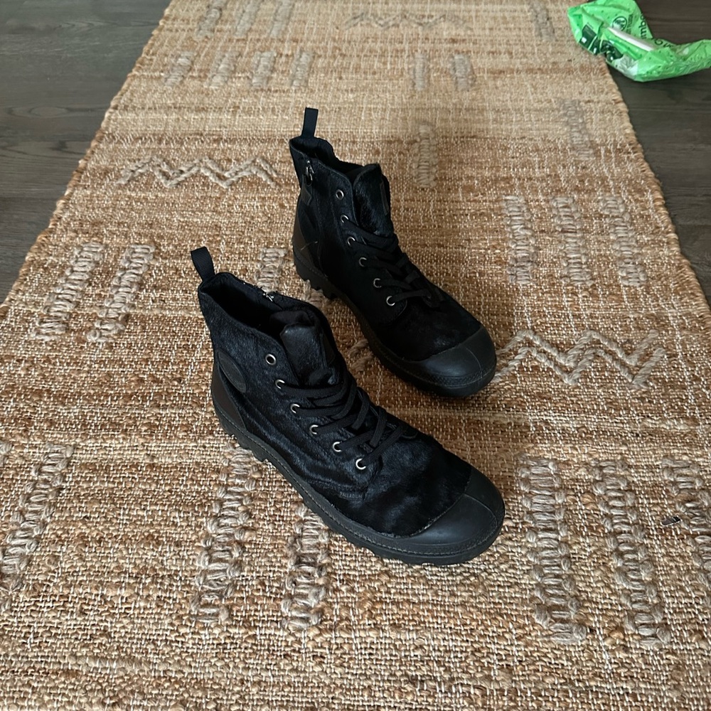 Pampa Pony Hair Palladium Boots View 3